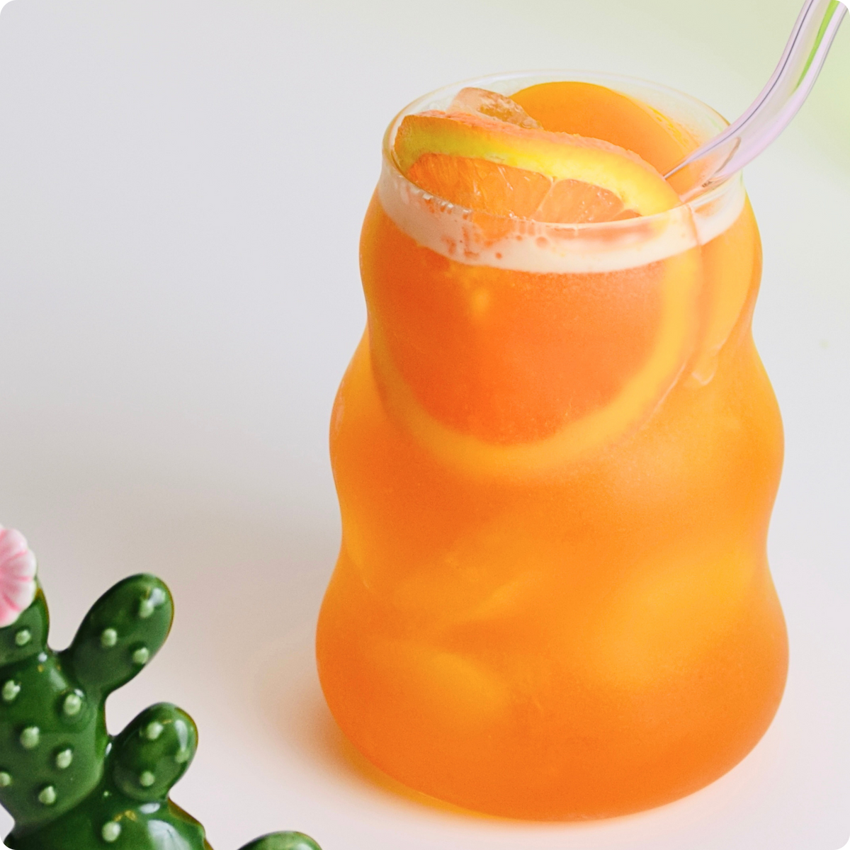 PEACH ORANGE GREEN TEA