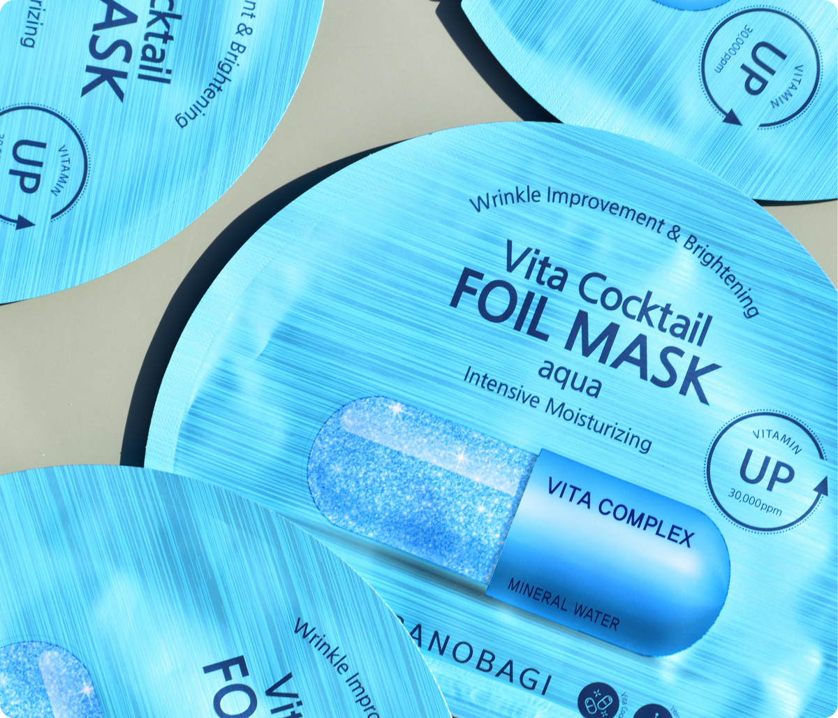 BANOBAGI VITA COCKTAIL FOIL MASK AQUA