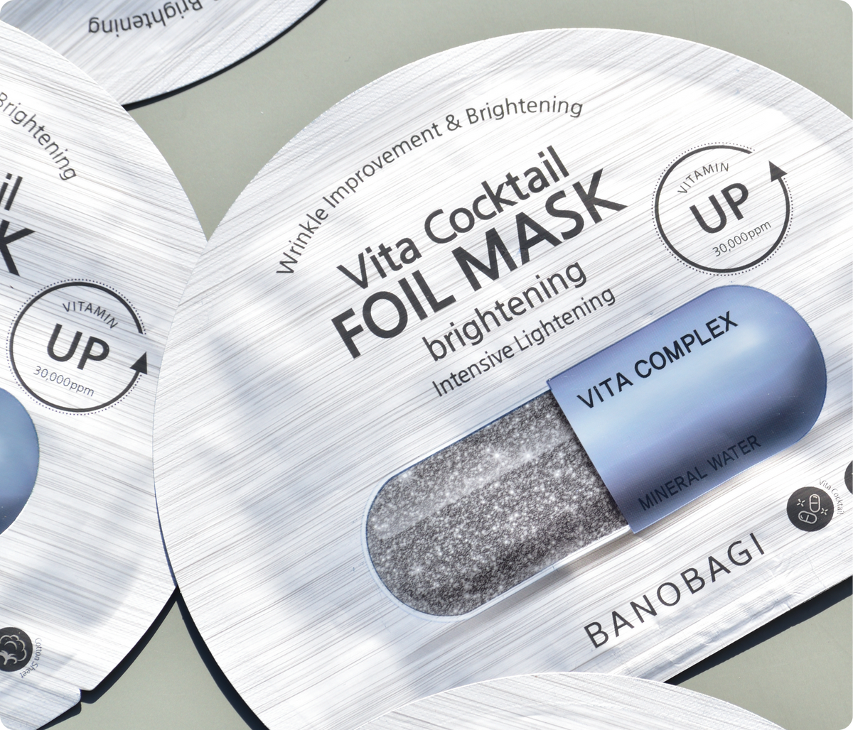 BANOBAGI VITA COCKTAIL FOIL MASK - BRIGHTENING