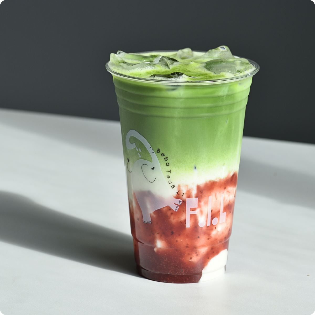 STRAWBERRY MATCHA LATTE